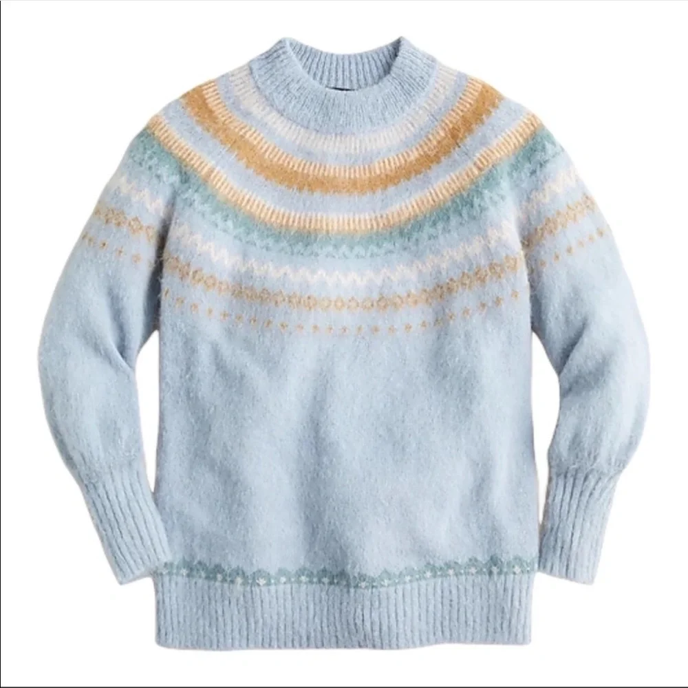 JCrew Fair Isle sweater size S - Picture 4 of 11